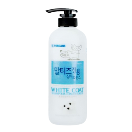 Forcans Pet Shampoo & Conditioner White Coat 550ml