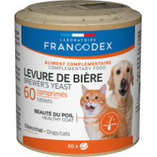Francodex Pet Brewer's Yeast Skin & Coat Health (60 Tablets)