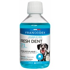 Francodex Pet Hygiene & Care Fresh Dent 2 in 1 250ml
