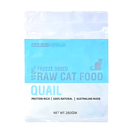 Freeze Dry Australia Raw Cat Food Quail 250g