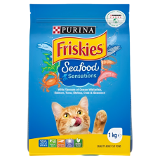 Friskies Cat Dry Food Seafood Sensation 1kg