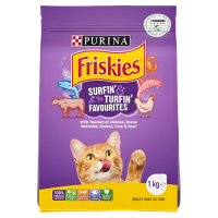 Friskies Cat Dry Food Surfin & Turfin 1kg
