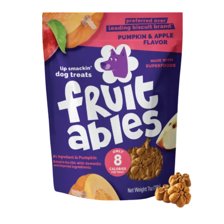 Fruitables Crunchy Pumpkin & Apple Dog Treat 7oz