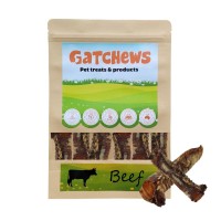 Gatchews Dog Treats Beef Trachea 100g