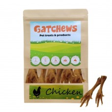 Gatchews Dog Treats Chicken Feet 100g