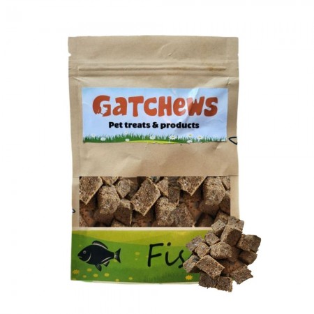 Gatchews Dog Treats Fish Cube Gem100g