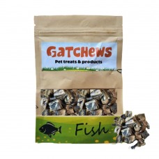 Gatchews Dog Treats Fish Skin Cube 100g