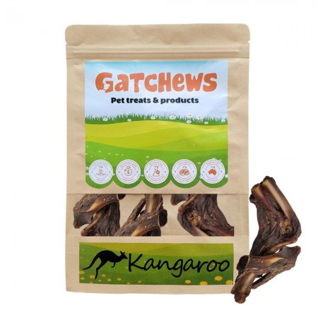 Gatchews Dog Treats Kangaroo Wings (3 packs)