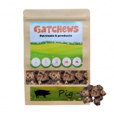 Gatchews Dog Treats Pork Lung Cubes 100g