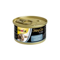 GimCat ShinyCat In Jelly Tuna and Shrimps 70g