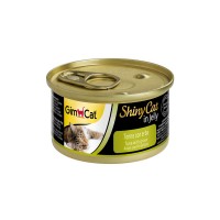 GimCat ShinyCat In Jelly Tuna with Grass 70g (24 Cans)
