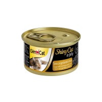 GimCat ShinyCat In Jelly Tuna w Shrimps & Malt 70g (24 Cans)