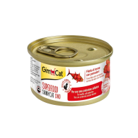 GimCat ShinyCat Superfood Filet Duo in Gravy Tuna With Tomatoes 70g