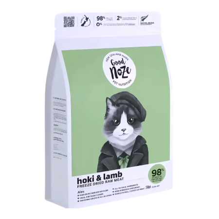 Good Noze Cat Freeze-Dried Hoki & Lamb 350g
