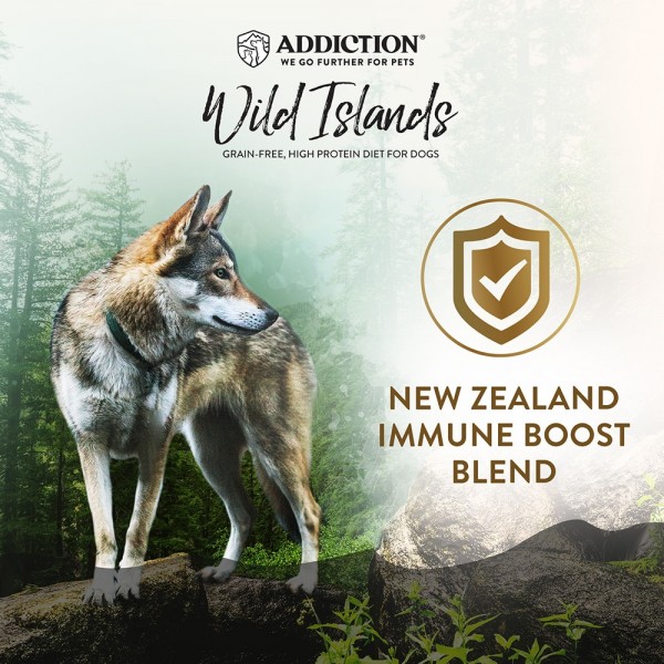 Addiction Dog Food Wild Islands Highland Meats Lamb & Beef High Protein Recipe 4lbs