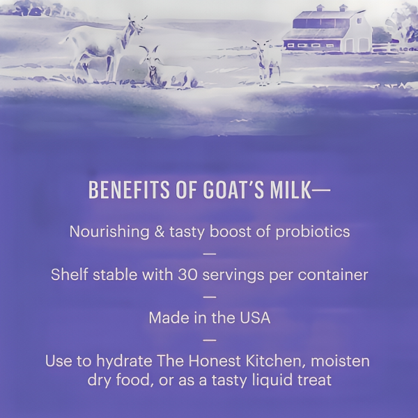 The Honest Kitchen Pet Supplement Daily Boosters Goat's Milk 5.2oz