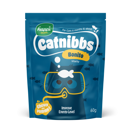 Happi Skippi Cat Treat Catnibbs Bonito 60g x4