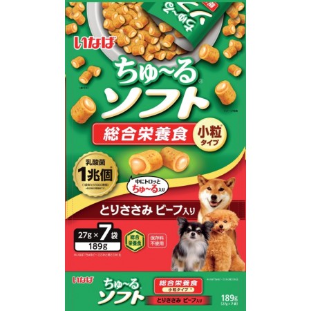 INABA Churu soft meal chicken fillet with beef 27g x 7 (2 packs)
