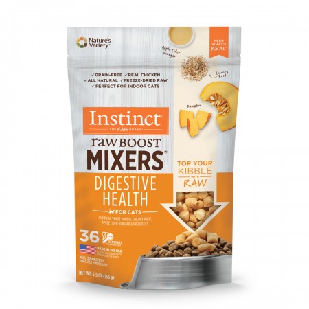 Instinct Raw Boost Mixers Freeze Dried Chicken for Digestive Health Cat Food 5.5oz