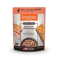 Instinct Cat Food Topper Healthy Cravings Salmon in Gravy 3oz x6