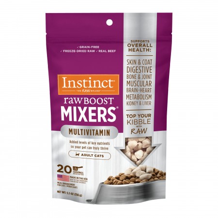 Instinct Cat Freeze Dried Raw Mixers Multivitamins Beef 5.5oz