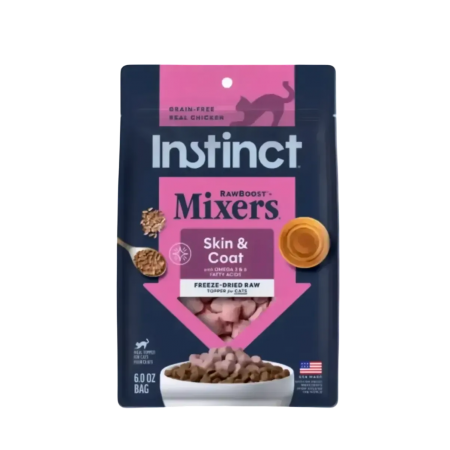 Instinct Cat Freeze Dried Raw Mixers Skin & Coat 5.5oz