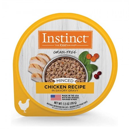 Instinct Cat Wet Food Minced Cup Recipe Chic 3.5oz (6 cups)