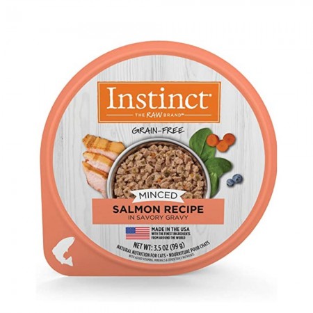 Instinct Cat Wet Food Minced Cup Recipe Salmon 3.5oz