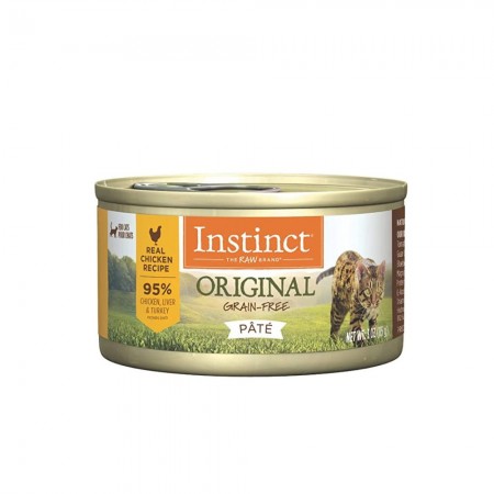 Instinct Cat Wet Food Original Pate Chic Recipe 3oz