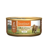 Instinct Cat Wet Food Original Pate Duck Recipe 5.5oz (6 cans) Instinct Cat Wet Food Original Pate Duck Recipe 5.5oz (6 cans)