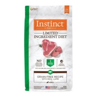 Instinct Dog Dry Food Limited Ingredient Diet Recipe Real Lamb 4lb