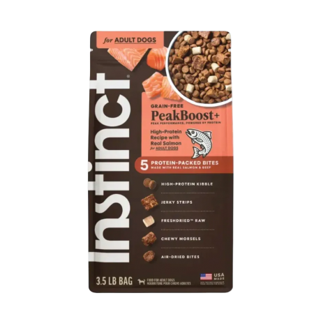 Instinct Dog Dry Food Peak Boost High-Protein Real Salmon 3.5lb
