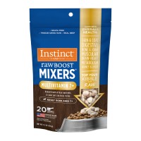 Instinct Dog Food Raw Boost Mixers Freeze Dried Multivitamin For Adult Breed Age 7+  5.5oz