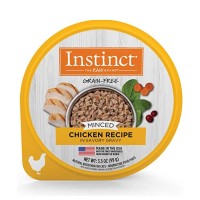 Instinct Grain-Free Minced Recipe With Real Chicken Cat Wet Food Cup 3.5oz