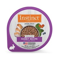 Instinct Grain-Free Minced Recipe With Real Rabbit Cat Wet Food Cup 3.5oz