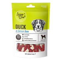 Jerky Time Dog Treats Real Duck & Calcium Bone 80g 