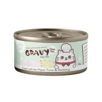 Jolly Cat Gravy Series Fresh White Meat Tuna And Anchovy 80g (24 cans)