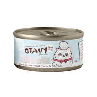 Jolly Cat Gravy Series Fresh White Meat Tuna And Shirasu 80g (24 cans)