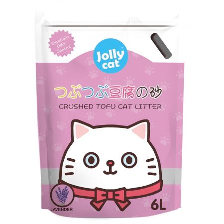 Jolly Cat Litter Crushed Tofu Lavender 6L x6