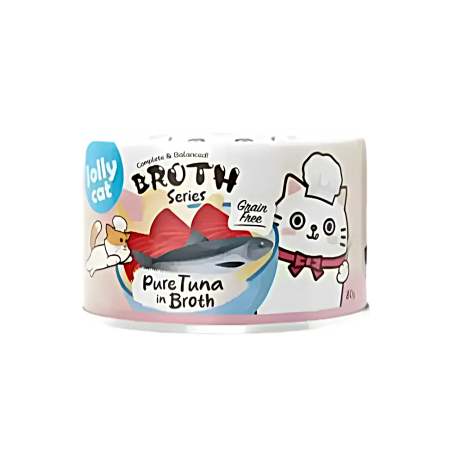 Jollycat Broth Series Complete & Balanced Pure Tuna 80g x24