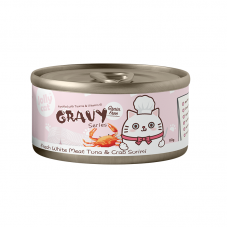 Jollycat Gravy Series Fresh White Meat Tuna And Crab Surimi 80g