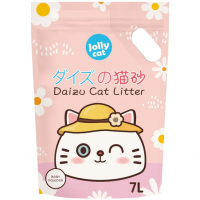 Jollycat Litter Daizu Fresh Clumping Tofu Baby Powder 7L