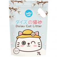Jollycat Litter Daizu Fresh Clumping Tofu Cotton 7L X6