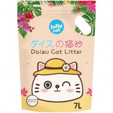 Jollycat Litter Daizu Fresh Clumping Tofu Hawaiian Tropical 7L X6