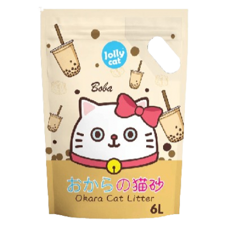 Jollycat Litter Okara Tofu Boba 6L