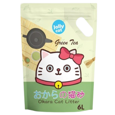 Jollycat Litter Okara Tofu Green Tea 6L X6