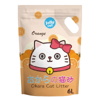 Jollycat Litter Okara Tofu Orange 6L X6
