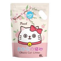 Jollycat Litter Okara Tofu Peach 6L X6