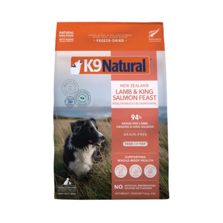 K9 Natural New Zealand Freeze Dried Food Lamb & Salmon 1.8kg