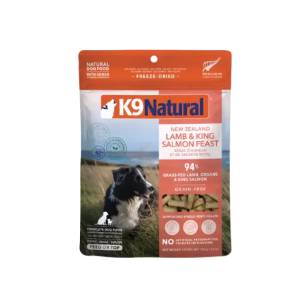 K9 Natural New Zealand Freeze Dried Food Lamb & Salmon 100g